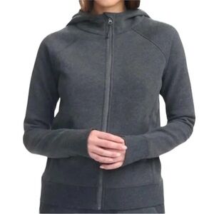 LOLE Essential Zip-Up Hoodie Women’s Small Dark Gray Soft Cozy Jacket Outdoor